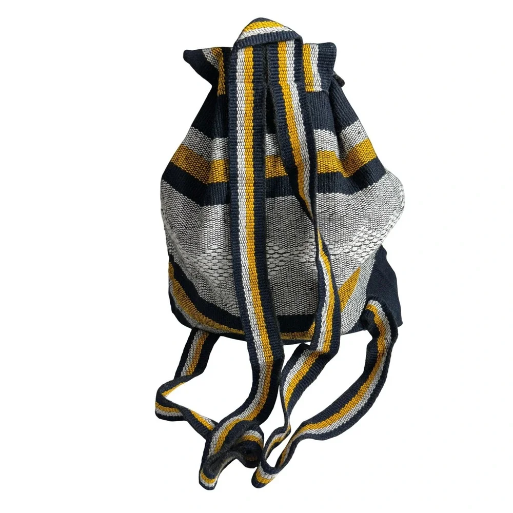 Los Angeles Chargers Woven Baja Knapsack Backpack Striped NFL Bag